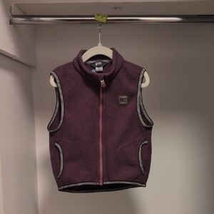 MEC- 3T-  Plum Fleece Warm Vest Under Jacket